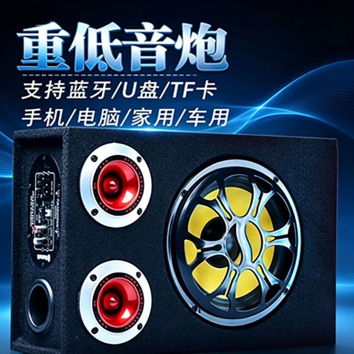 车载音响低音炮12V24v货车220V