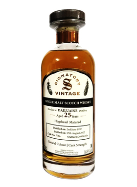 圣弗力大云戴柳尔因1997 25年单桶桶强Signatory Dailuaine 58.5%