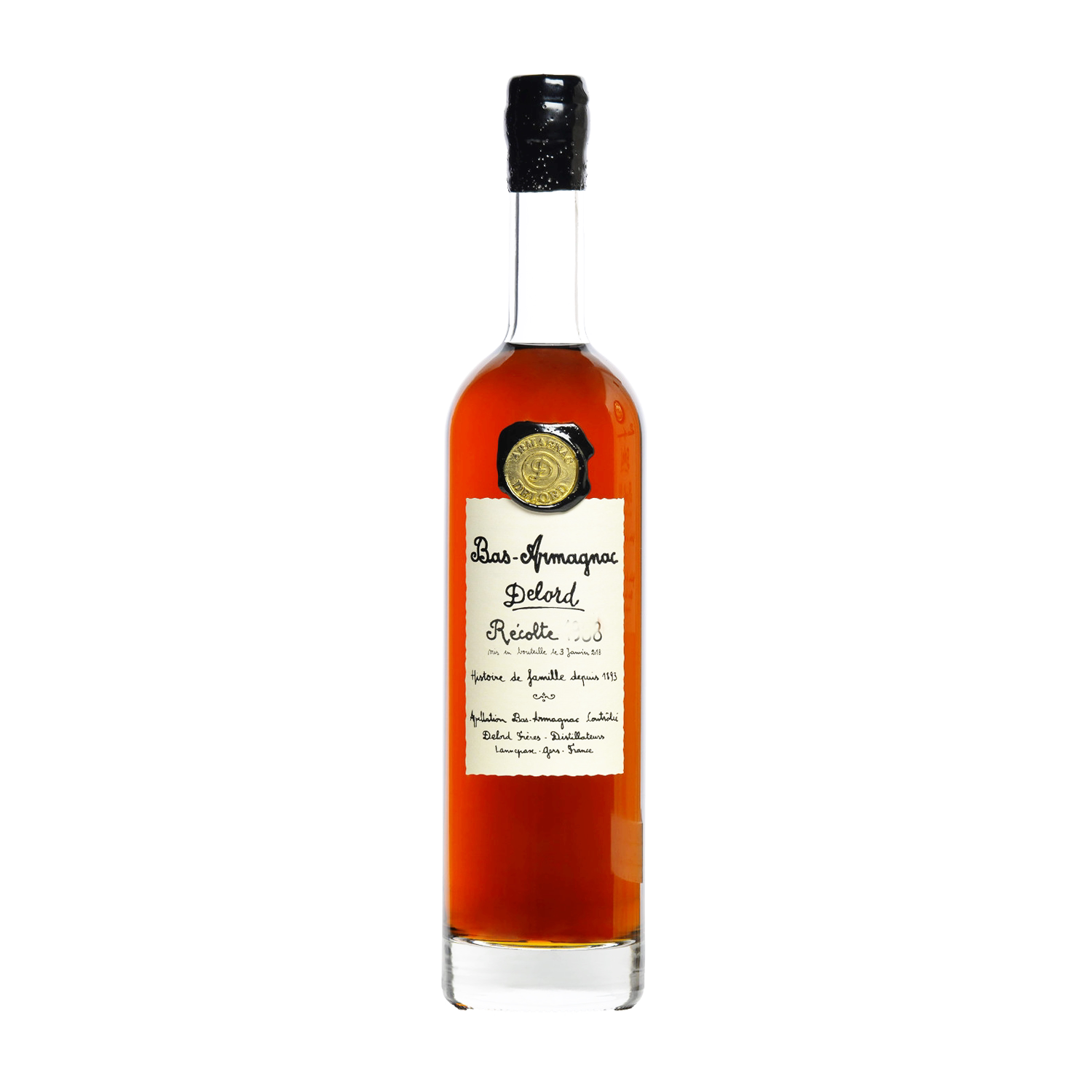 法国德乐雅文邑白兰地 Armagnac Delord 1962年~2007年，700ml