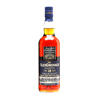 Glendronach 18yo 格兰多纳18年单一麦芽苏格兰威士忌700m l 46%