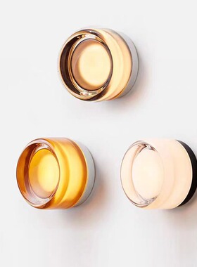 极简走廊过道床头壁灯圆形壁灯设计师过道楼梯卧室庭院装饰墙壁灯