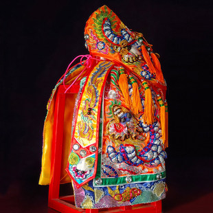 台版跳纱神明衣服妈祖神像披风奉帽衣服神衣文财神爷武财神王爷