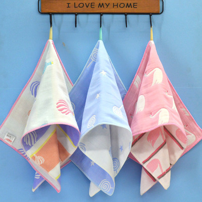 六层纱布纯棉卡通柔软吸水不掉毛