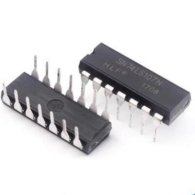 HLF全新 SN74LS107N HD74LS107AP DIP-16 逻辑-触发器芯片 高品质