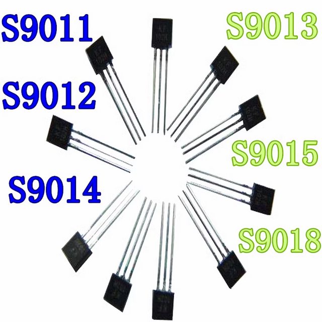 S9018 三极管大全级 TO-92 50MA 30V 常用小功率晶体管 9018