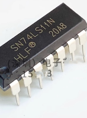 HLF全新 SN74LS11N 74LS11N DIP-14 三路三输入双极与门逻辑芯片