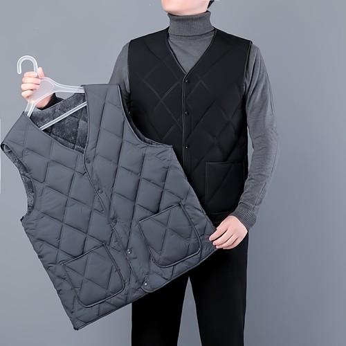 2025新款男士保暖背心马甲