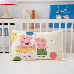 儿童枕头枕套全棉纯棉小猪佩奇婴儿宝宝小孩可爱卡通幼儿园专用