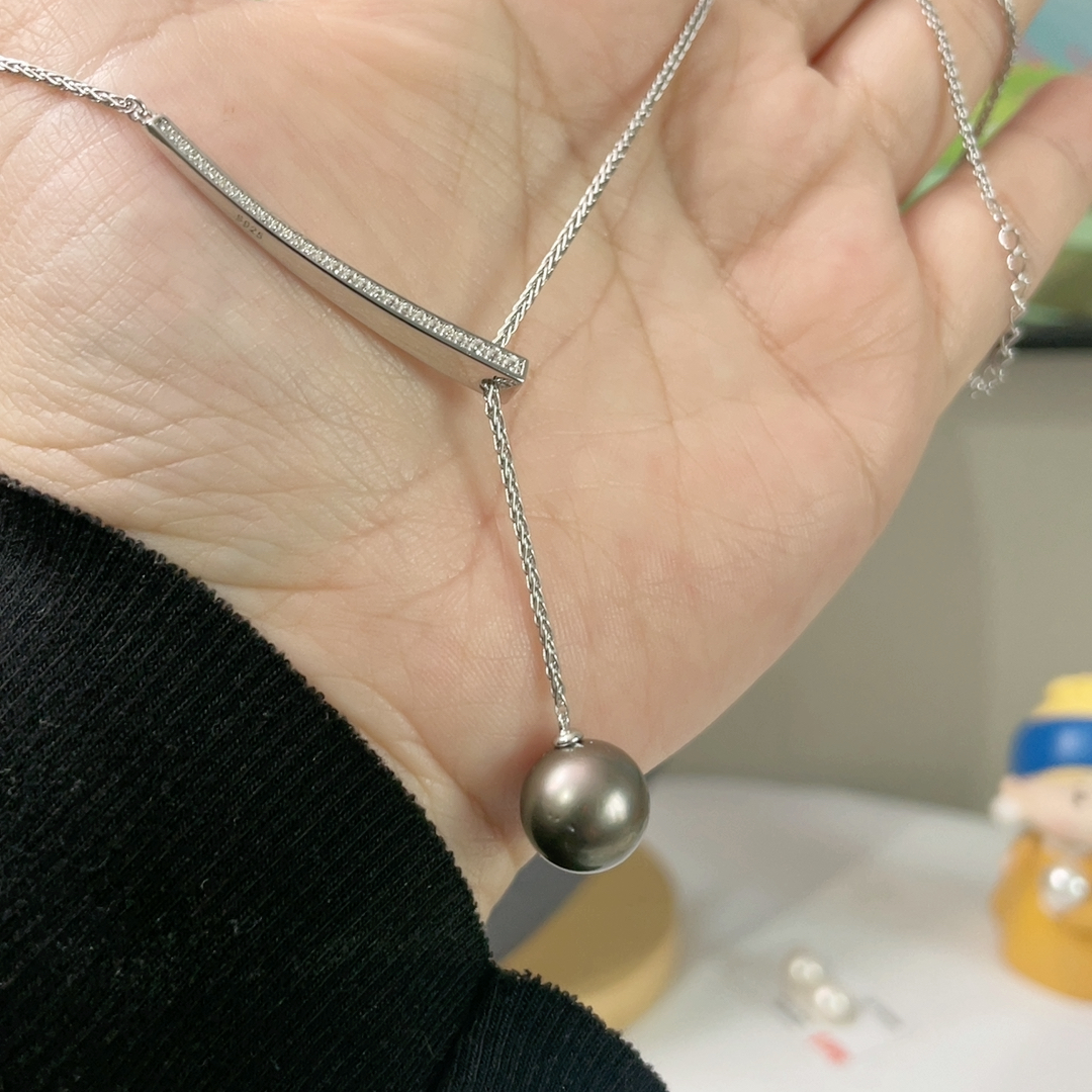 大溪地黑珍珠条件吊坠