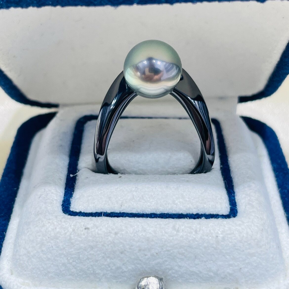 国内精工S925纯银扭曲纯银镀黑铑戒指空托配件可配8-10mm