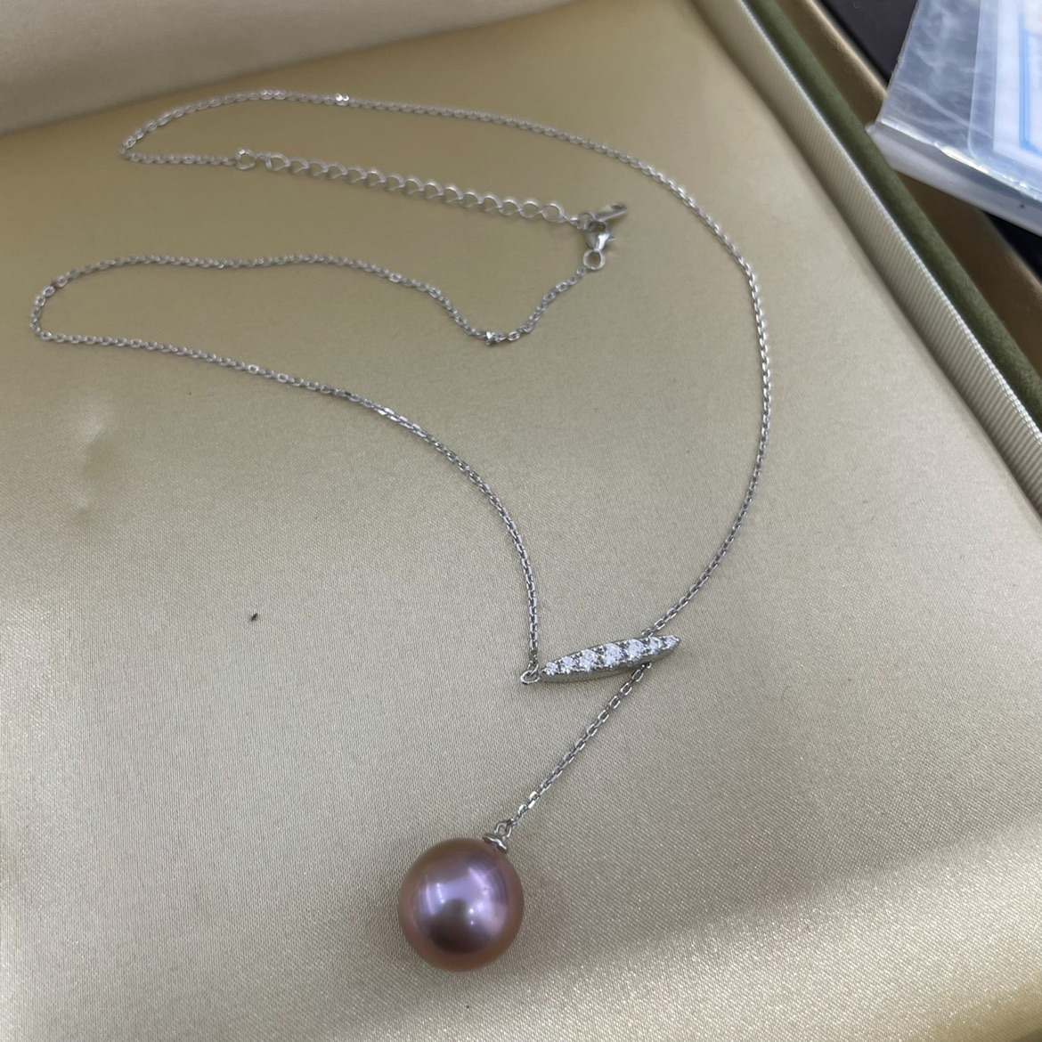 国内精工纯银S925Y链珍珠吊坠配件可配8以上珍珠