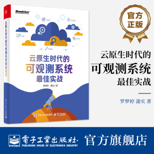 官方旗舰店 云原生时代的可观测系统最佳实战 罗梦婷 蒲实 平台基础架构设计实战 电子工业出版社