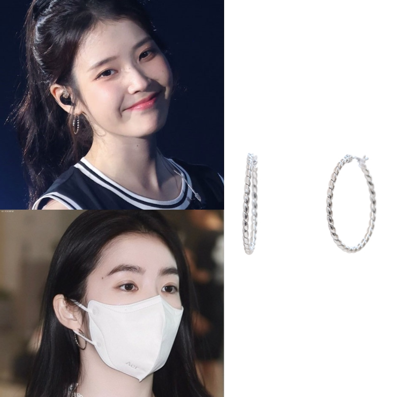 直邮~Primaute正品 李知恩 iu 裴珠泫同款圈圈耳环 耳圈 韩国代购