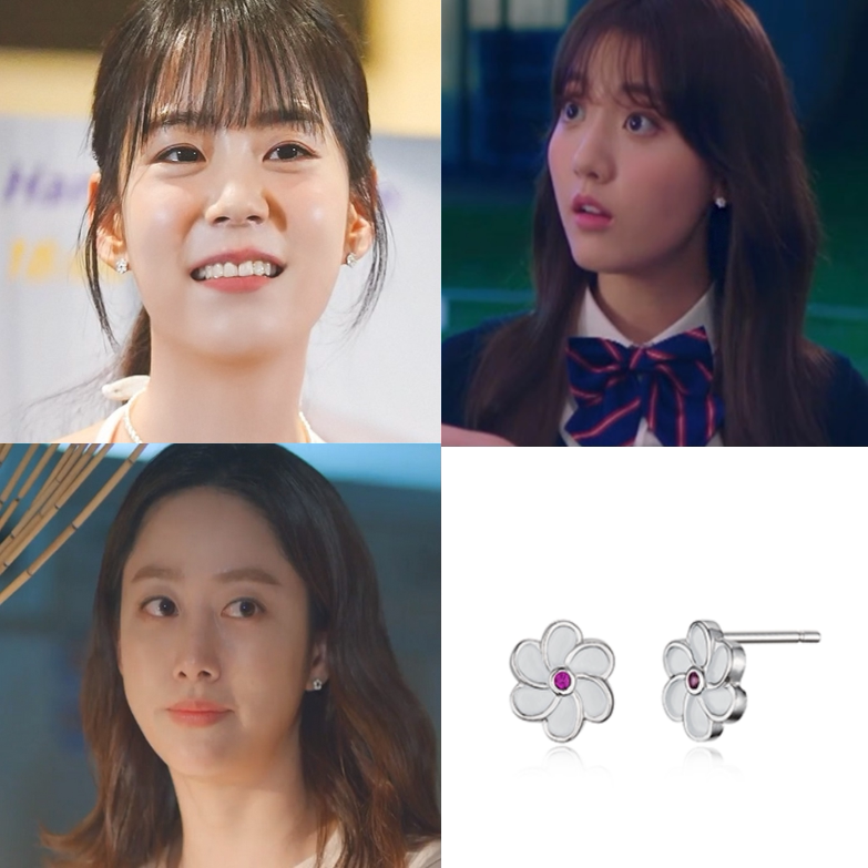 韩国代购HAESOO.L正品 全慧彬 郑多彬 韩胜妍同款925银耳环 耳钉