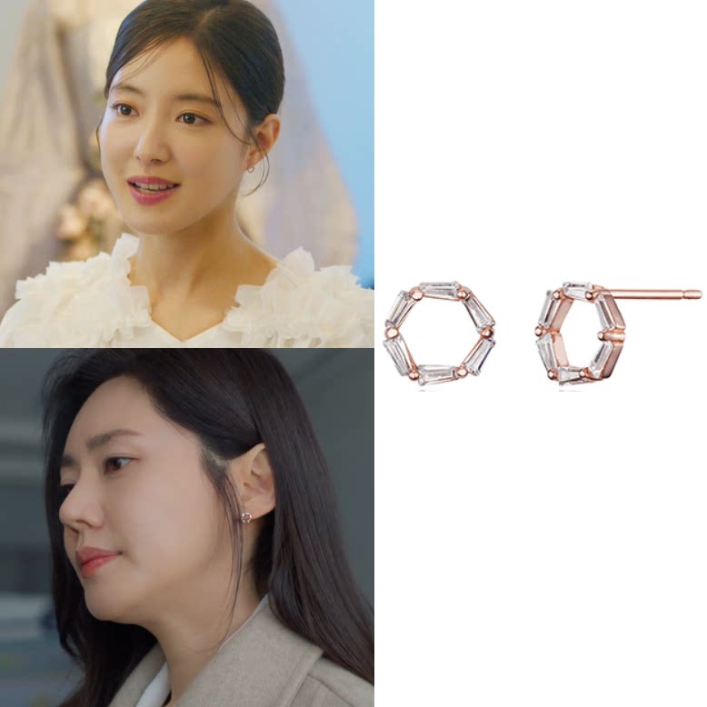 韩剧爱过之后来临的 李世荣 秋瓷炫同款耳环 耳钉女 正品韩国代购