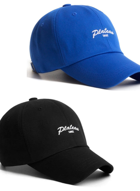 直邮~韩国正品PLATEAU正品帽子 郑恩地同款字母刺绣鸭舌棒球帽