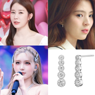 韩国代购HAESOO.L正品 夫妻的世界 韩素希 刘仁娜 金秋天同款耳环