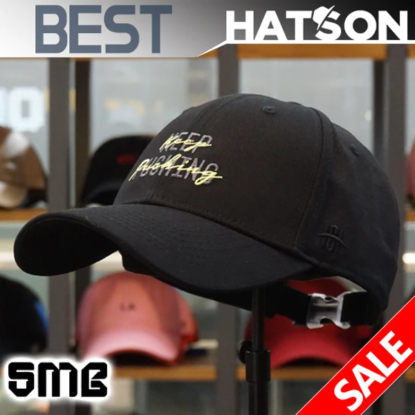 直邮~韩国代购 hatson正品 SMB 韩版字母刺绣鸭舌棒球帽 男女帽子