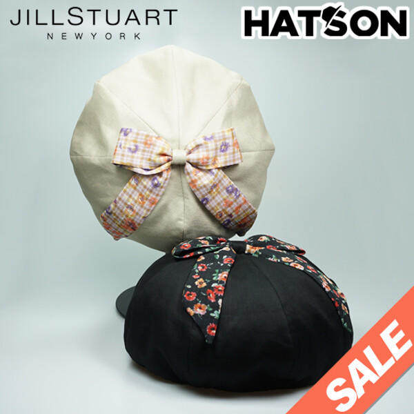 韩国正品 HATSON代购 JILL STUART 韩版蝴蝶结贝雷帽 休闲帽 女帽