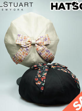韩国正品 HATSON代购 JILL STUART 韩版蝴蝶结贝雷帽 休闲帽 女帽
