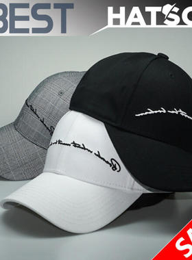 韩国代购 hatson正品帽子 休闲字母刺绣鸭舌棒球帽 遮阳帽 男女帽