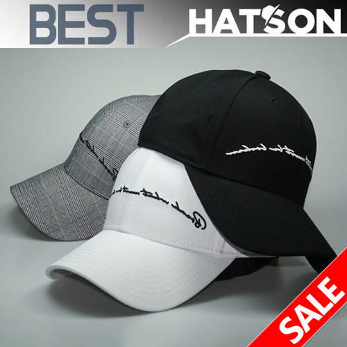 韩国代购 hatson正品帽子 休闲字母刺绣鸭舌棒球帽 遮阳帽 男女帽