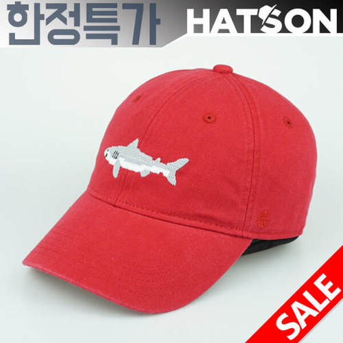 直邮~韩国正品 HATSON代购 韩版拼色红色鸭舌棒球帽 遮阳休闲帽子