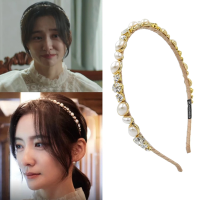 韩剧财阀家的小儿子 朴智贤同款 韩国正品代购 珍珠头箍 发箍发饰