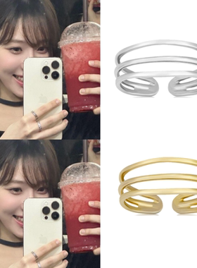 直邮~金玟庭 winter同款 paul brial 简约戒指 饰品 正品韩国代购