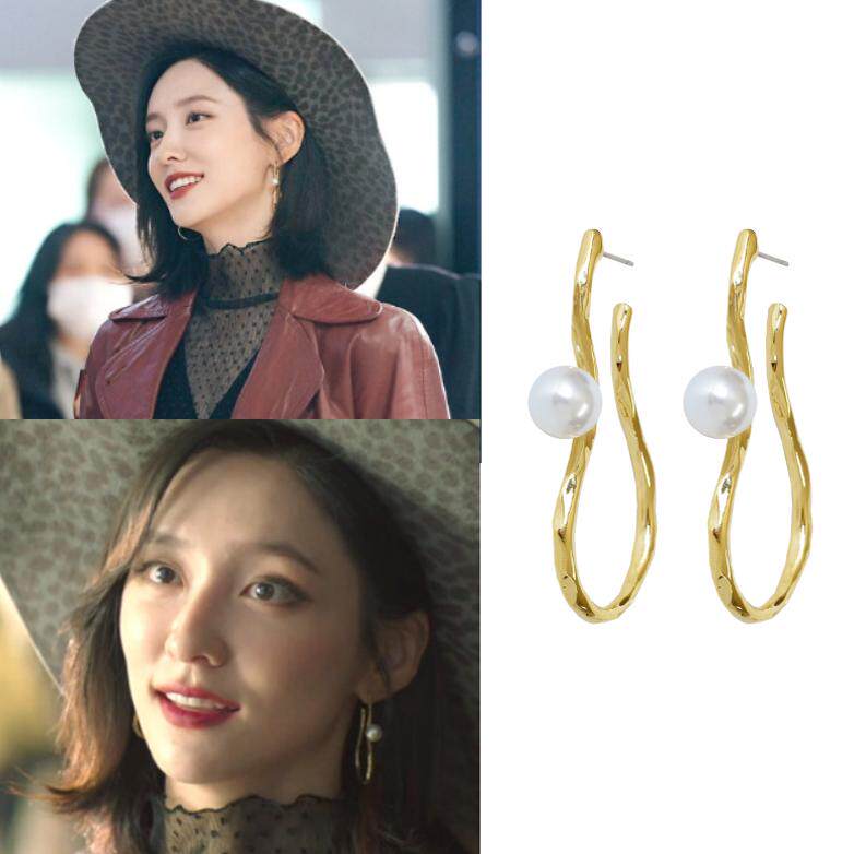 韩剧财阀家的小儿子 朴智炫同款个性珍珠耳环 耳饰 正品韩国代购