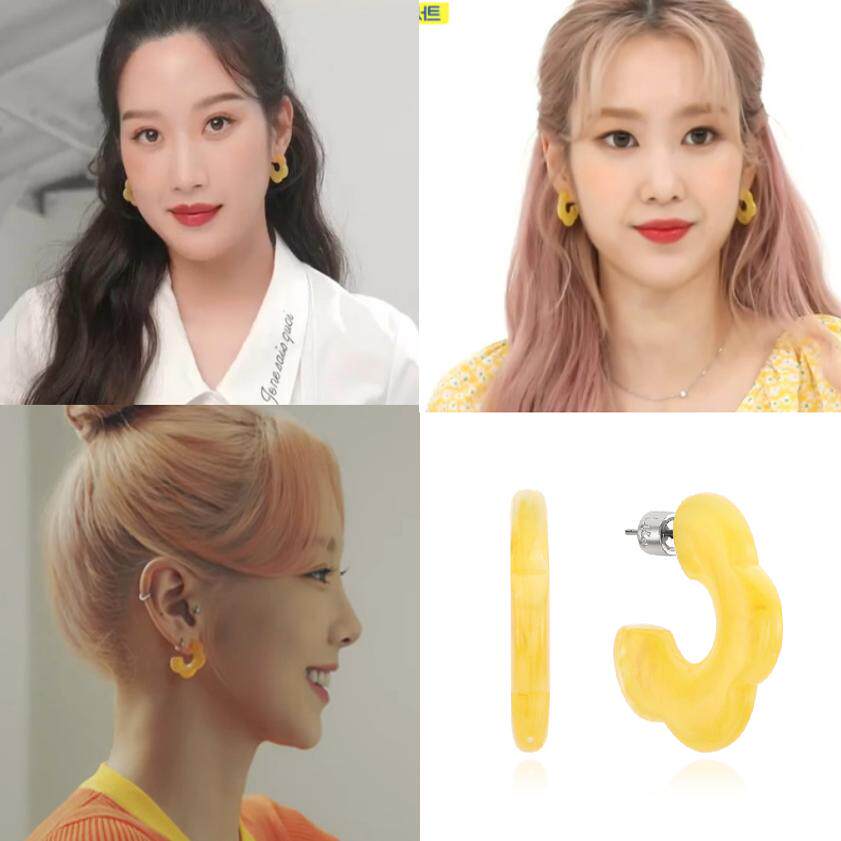直邮~韩国代购 Rita Monica正品 金祉呼 金泰妍 文佳瑛同款耳环