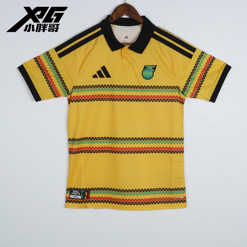 小胖哥XPG阿迪达斯2026世界杯牙买加主场球迷版球衣短袖足球服男