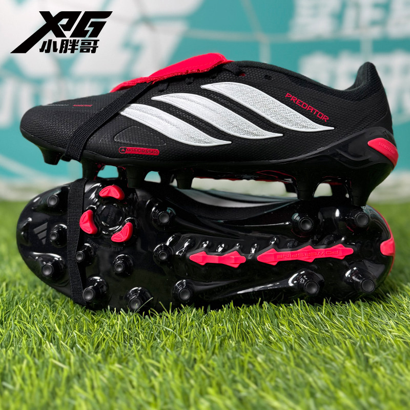 小胖哥XPG阿迪达斯大鞋舌猎鹰26中端国际版AG人草短钉单招足球鞋