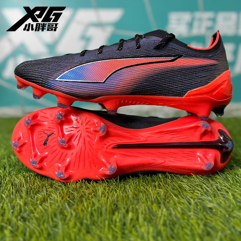 小胖哥XPG彪马ULTRA 6高端FG长钉天然草比赛训练限量版足球鞋男