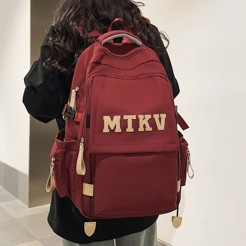 韩版ins双肩包简约旅行电脑背包