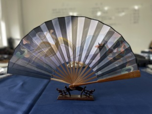 折扇洒金手工扇子彧卿设计款 男中国风道具祝融合辑折扇10寸