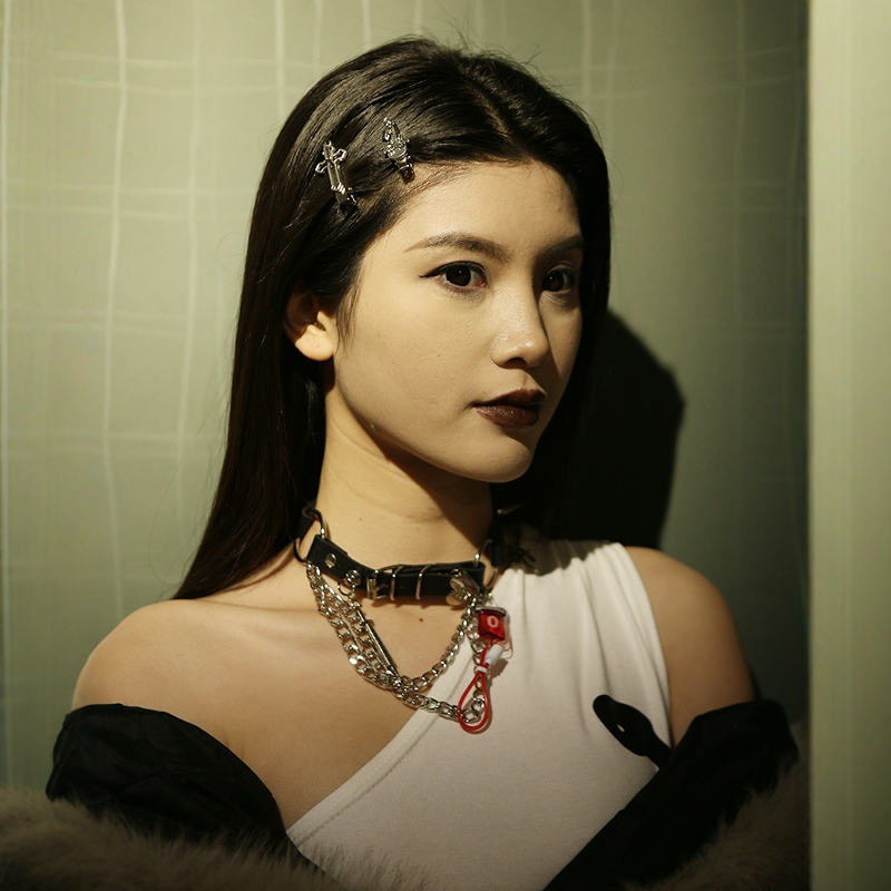 BZSTOER朋克急救包金属皮质颈链