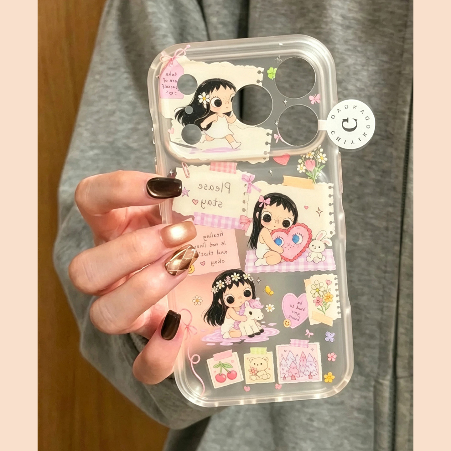 卡通抱枕爱心小玉贴图适用苹果18promax手机壳iPhone18Pro新款16pro超好看17Pro个性16防摔保护套15Promax女p