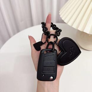 适用大众钥匙套24款迈腾豪华330帕萨特cc蔚揽b8高级钥匙包壳扣女