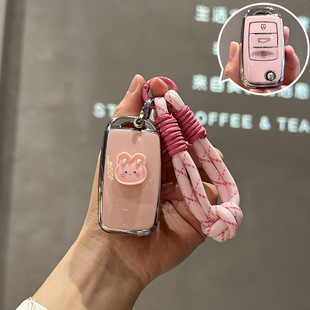 适用长安奔奔estar钥匙套CS15糯玉米CS35女CS55悦翔v7汽车包扣壳