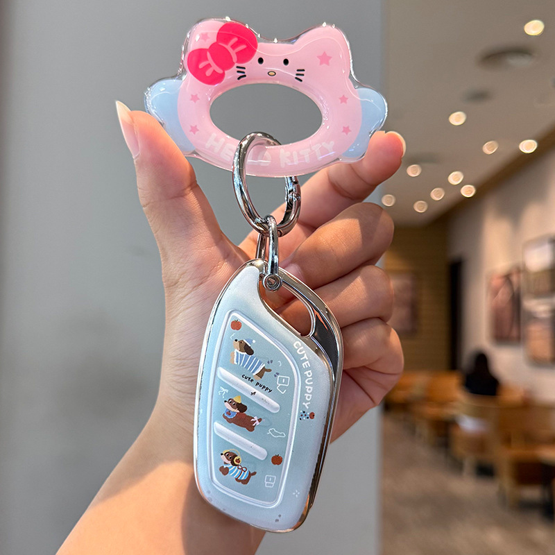 适用荣威rx5plus钥匙套名爵6新款汽车i5车i6科莱威max领航mg5壳扣