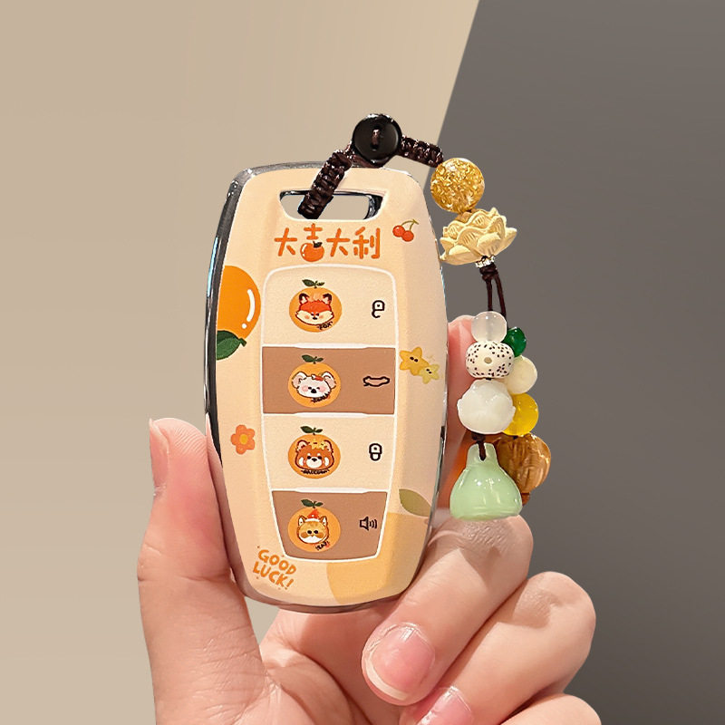 适用哈弗h6钥匙套大吉大利二代大狗m6plus专用h2猛龙f7/TPU保护壳