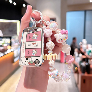 适用大众速腾钥匙套KT猫探岳宝来polo专用朗逸帕萨特cc TPU保护壳