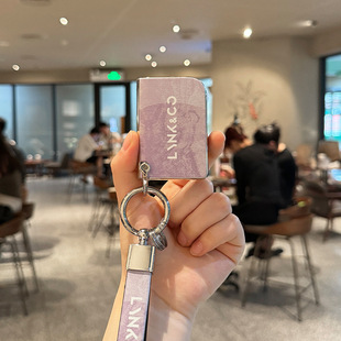 适用领克03TPU全包钥匙套大理石纹06/05/02Hatchback保护壳包扣