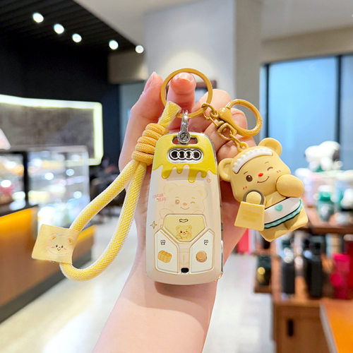 适用奥迪a4l钥匙套q5l车a6l女a3壳q3扣a7l/q2l/q7/a5专用a8壳