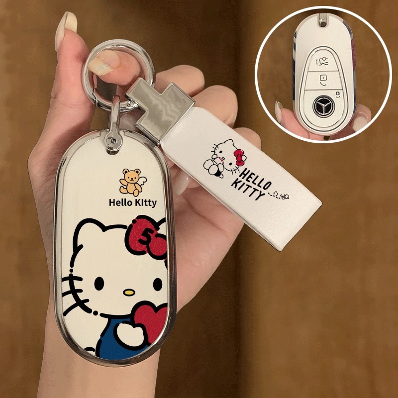 奔驰C260L钥匙套E300L专用GLC300壳C200L车e260包S400L女士eqe扣