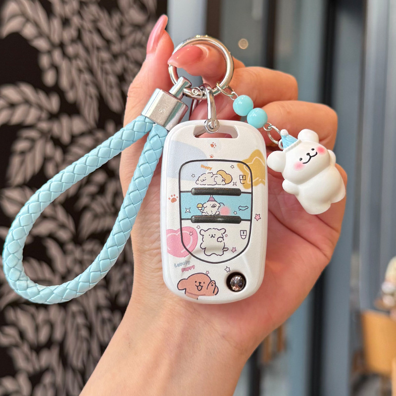 五菱宏光miniev钥匙套马卡龙三代四代凯捷迷你nanoev缤果扣车壳