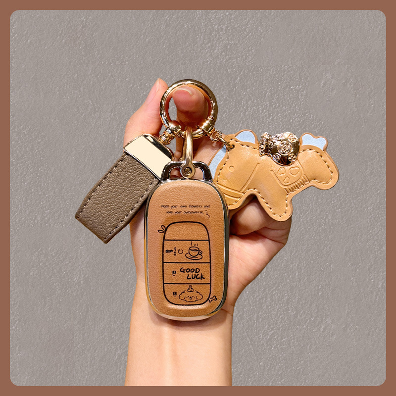 适用本田crv钥匙套十代思域雅阁皓影车urv飞度英诗派冠道思铂睿壳