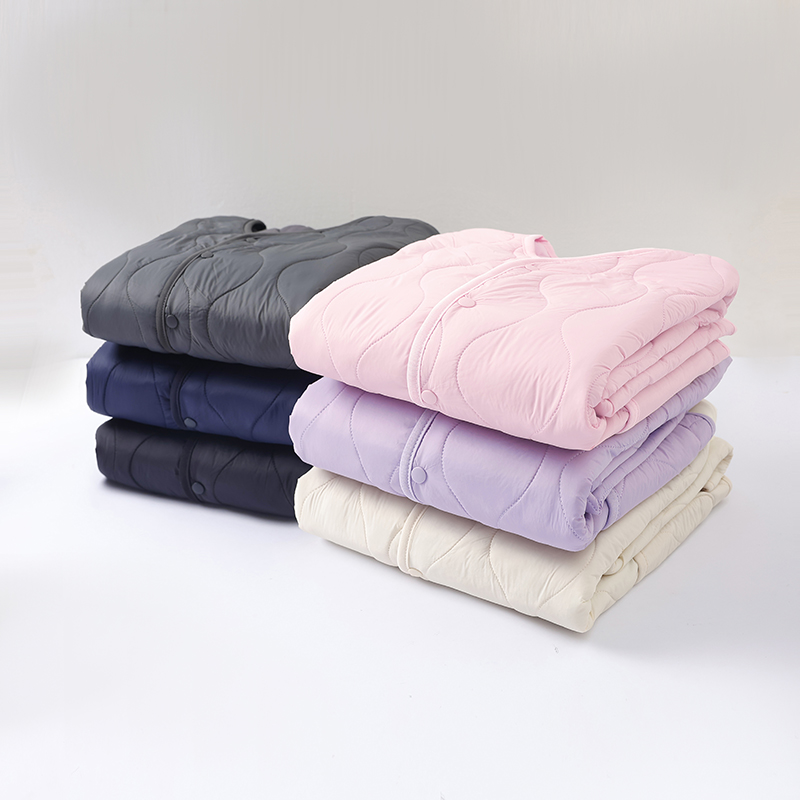 男女同款中老年轻薄保暖小棉衣