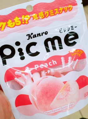 非现货【祺】日本代购 拍我pic me桃子味软糖6335